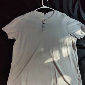 Robert Barakett 1/4 button up tee size (L) Pima cotton NWOT